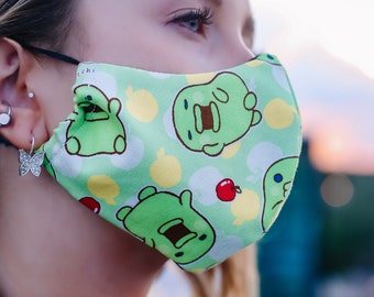 Kawaii Videogioco Pet Face Mask Halloween Accessorio Bambino e Adulti Dimensioni