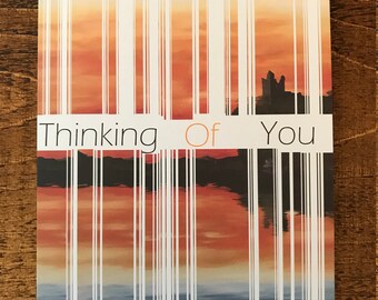 Thinking Of You A5 Greeting Card sympathy greetings