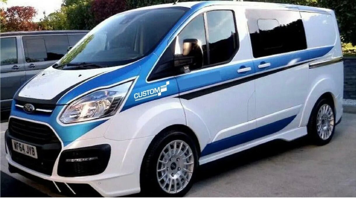 Transit Custom M Sport Decal Kit Stickers Decals Any Colour Fast Post LWB Etsy