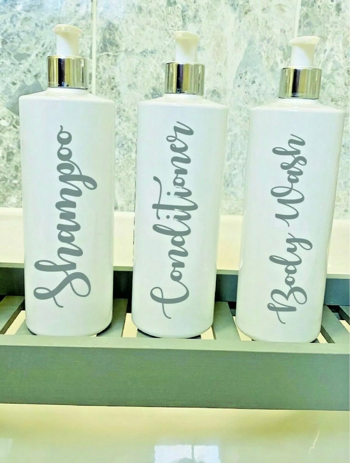 Reusable bottles shampoo bottles Mrs Hinch Inspired bottles Etsy