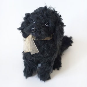 Copy of your pet, realistic felt dog, poodle lovers gift