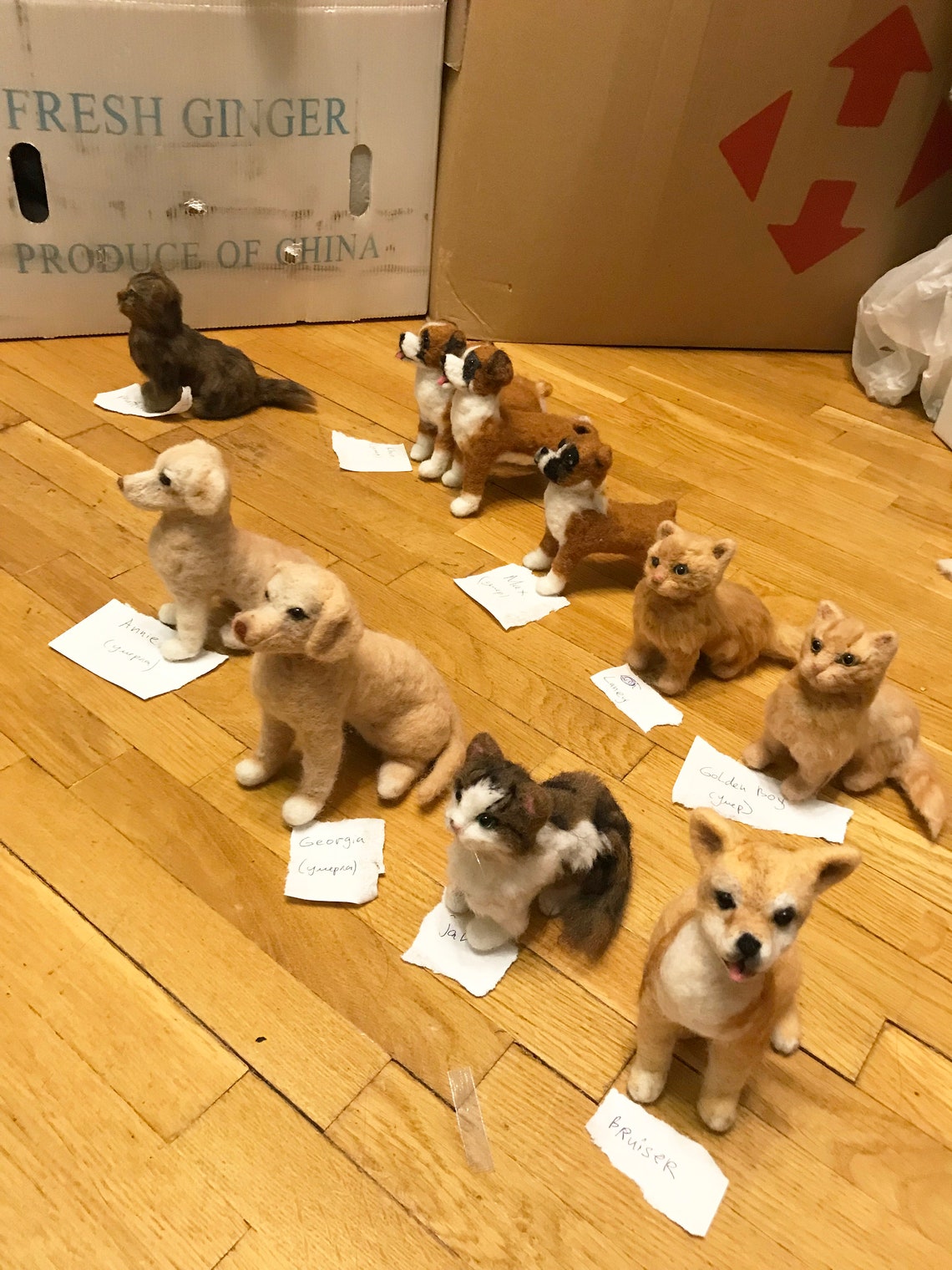 Dog memorial gift Plush dog Pet loss Dog remembrance Etsy