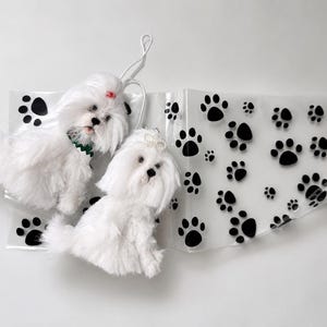 Custom dog ornament , dog memorial gift ornament, needle felted dog portrait, personalized pet gift for him image 3