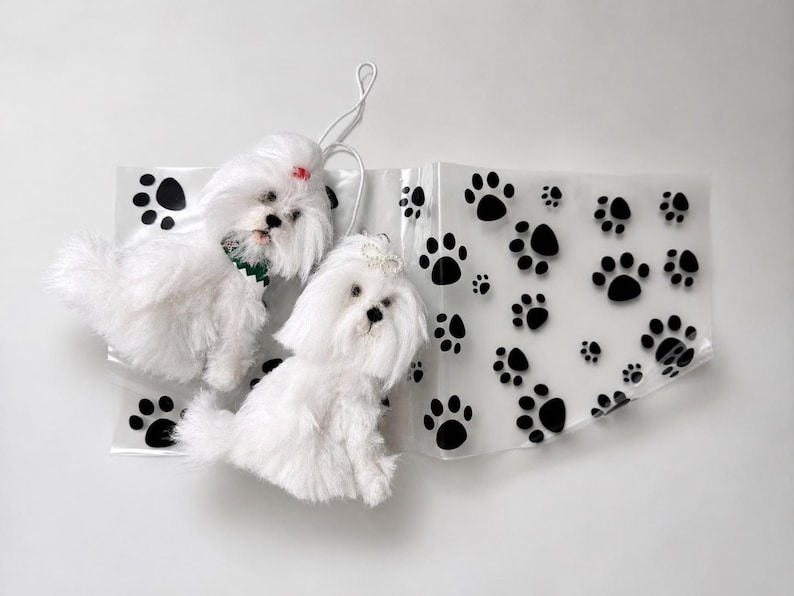 Custom dog ornament , dog memorial gift ornament, needle felted dog portrait, personalized pet gift for him image 3