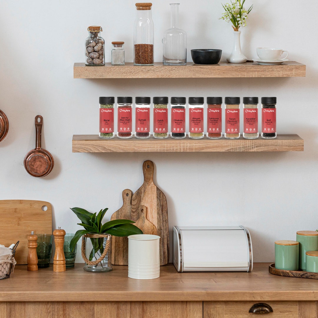 Basic Kitchen Spice Set, 10 Different Spices, Natural Spices, Gift for