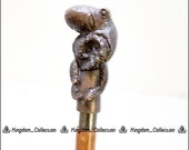 Walking Cane Stick with Octopus Head Aluminium Raising Walking Cane Stick Classic Look Strong Grip Gift Item