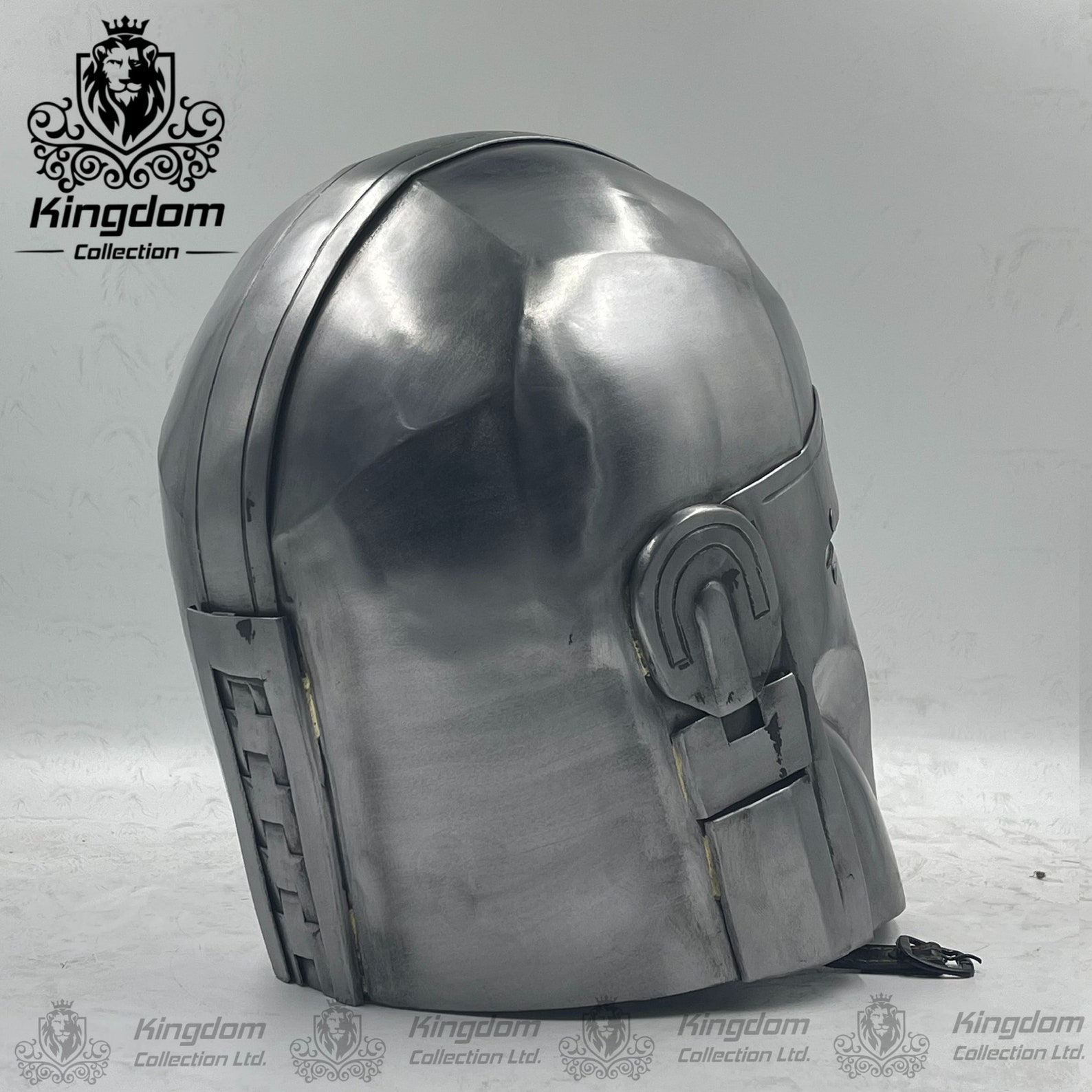 The Mandalorian Helmet Steel Halloween Helmet With Liner and Etsy