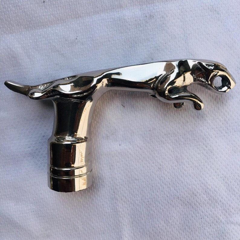 Solid Silver Victorian Design Walking Stick / Cane Handle Etsy