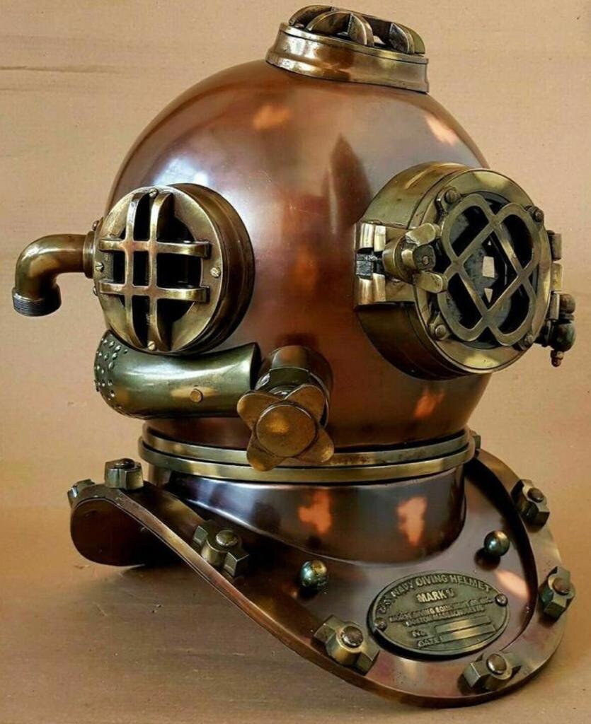 Nautical British Navy Diving Helmet Mark V Marine Scuba Diving Etsy