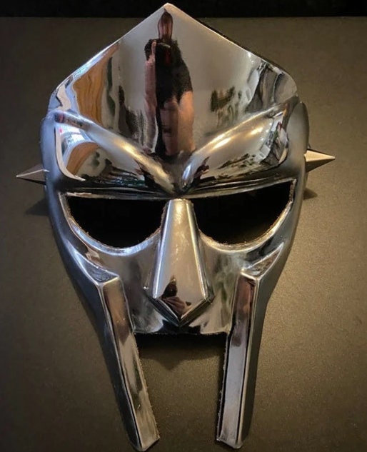 Special Order MF DOOM Mask Mad-villain Mild Steel Face Armour - Etsy UK