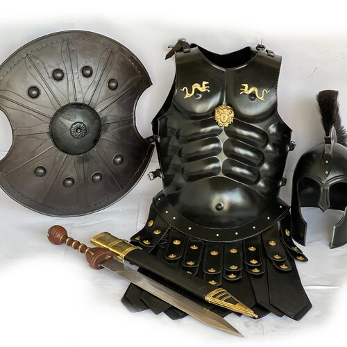 Troy Achilles Armor Helmet Medieval Knight Crusader Spartan Helmet gift 
