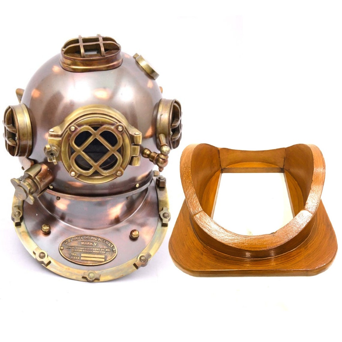 Nautical British Navy Diving Helmets Full Size Helmet Etsy