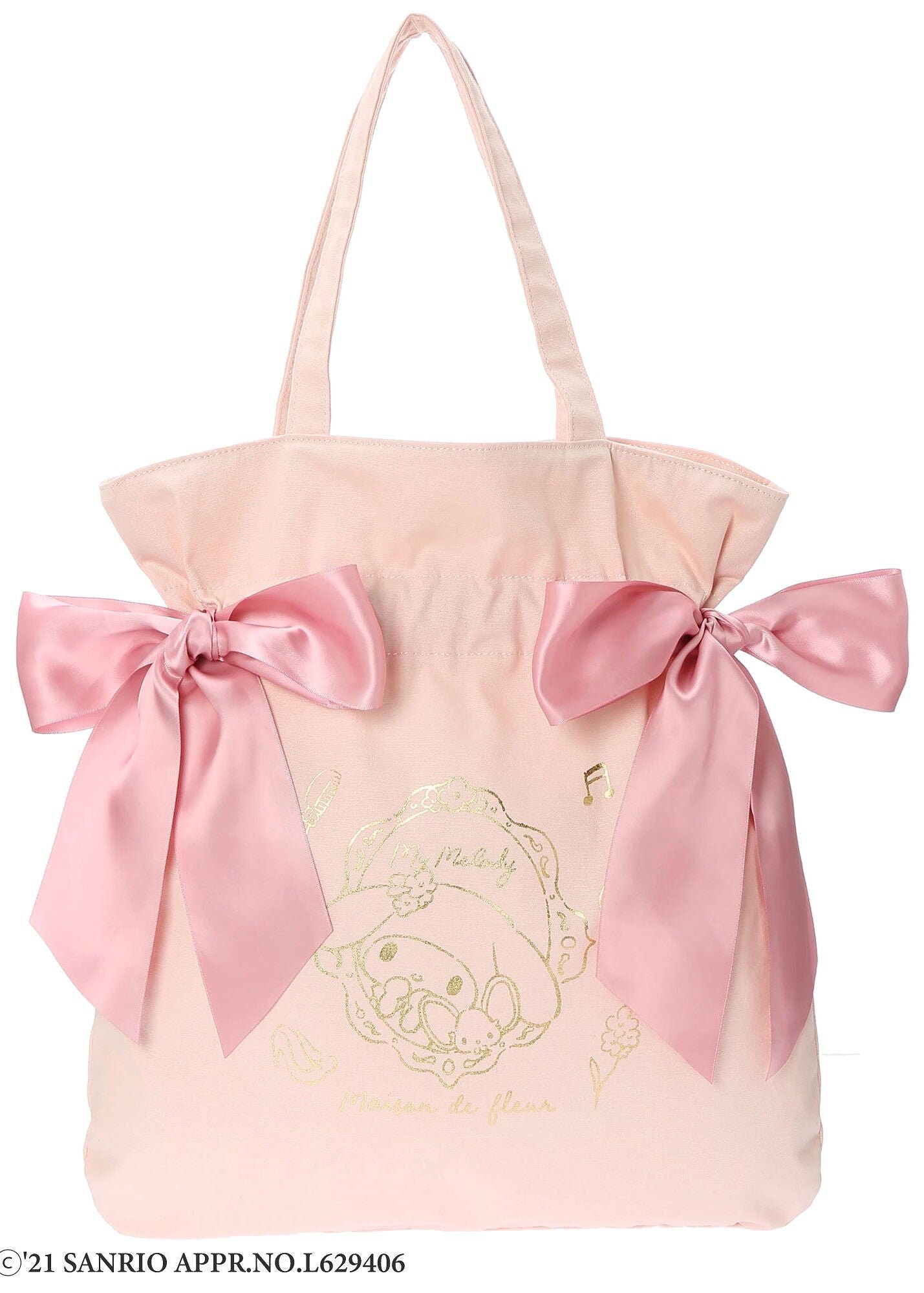 Maison De FLEUR X My Melody SANRIO Ribbon Tote Bag gingham - Etsy