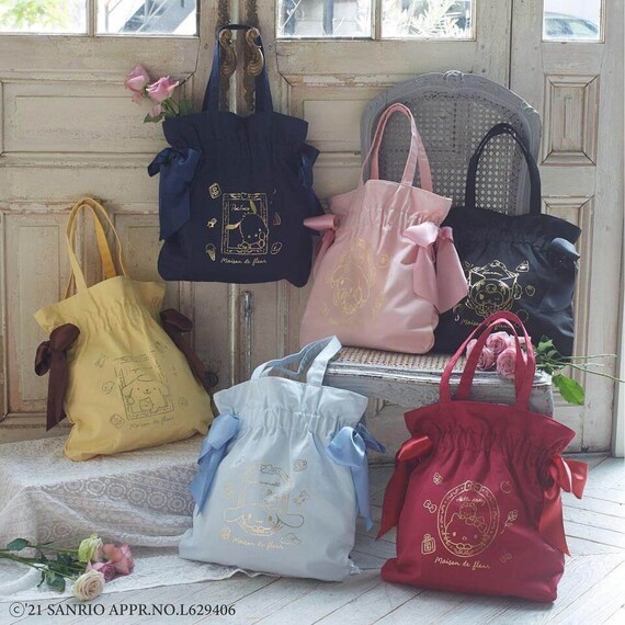 Maison De FLEUR X My Melody SANRIO Ribbon Tote Bag gingham - Etsy