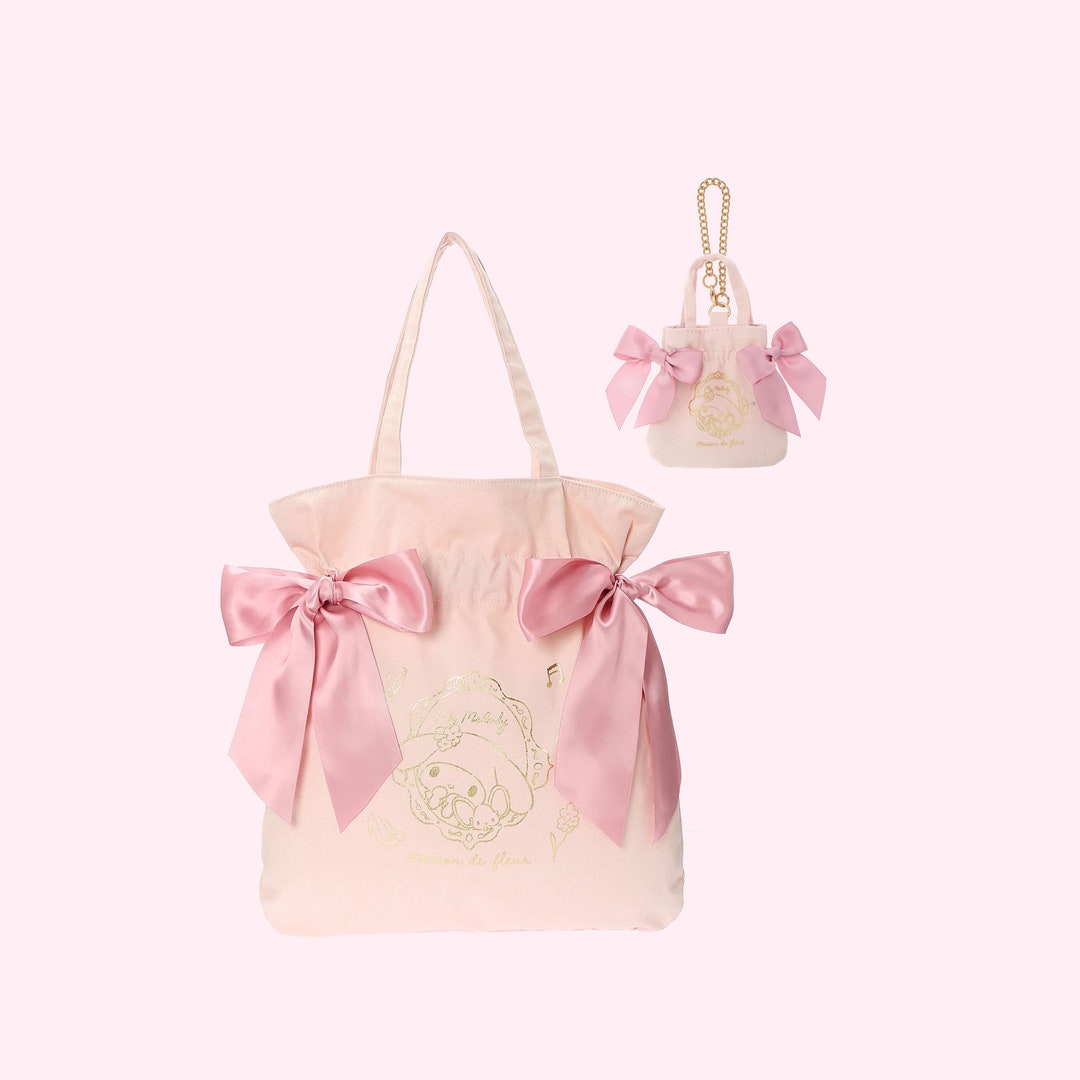 Maison De FLEUR X My Melody SANRIO Ribbon Tote Bag gingham - Etsy
