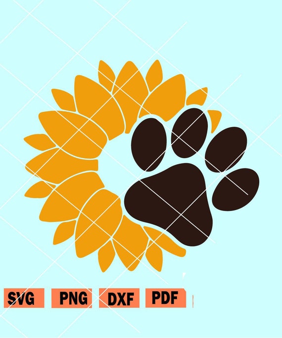 Free Free 287 Sunflower Paw Print Svg SVG PNG EPS DXF File