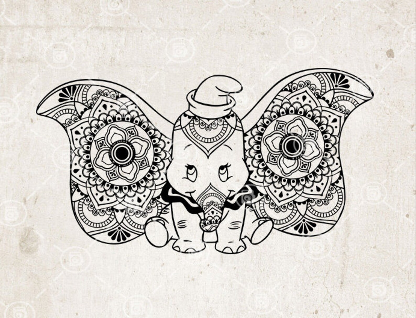 Free Free 290 Zentangle Elephant Svg SVG PNG EPS DXF File