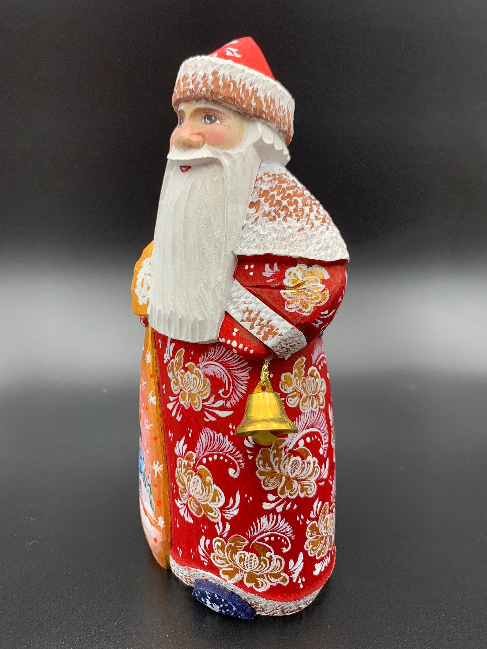 santa figurines from different countries