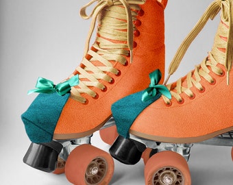 Roller Skate Toe Guards with Ribbon, Skate Accessories
