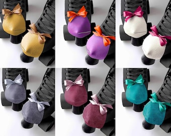 Ochraniacze na palce do rolek z wstążką, sztuczną skórą lub skórzanymi noskami