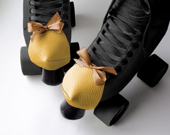 Roller skate toe guards, toe caps, toe covers, roller skates accessories, cute roller skate toe guards  with ribbon, cutest toe caps