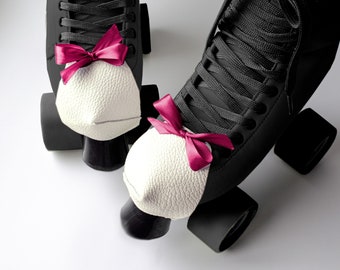Roller skate toe guards, toe caps, toe covers, roller skates accessories, cute roller skate toe guards  with ribbon, cutest toe caps