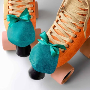 Zehenschützer für Rollschuhe, Schuhkappen mit Band, süßes Rollschuhzubehör, Zehenschutz, Zehenschutzkappen, schwarze Farbe