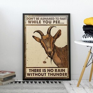 goat farm animal Goat poster watermelon Lucia Heffernan summer treat