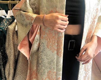 plus size brocade jacket