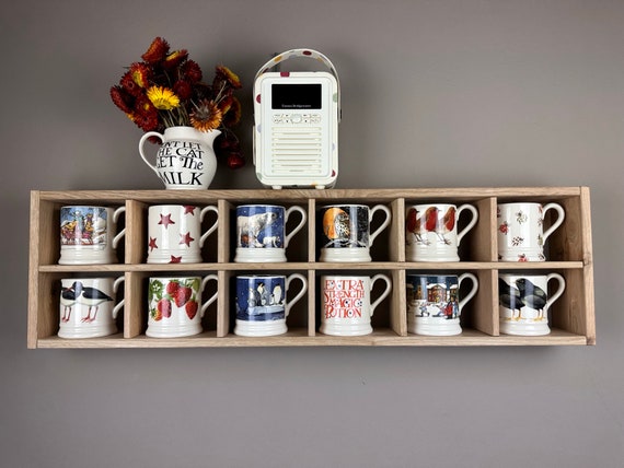 Buy For Emma Bridgewater Mug Holder Pigeon Hole Shelf Wall Mounted