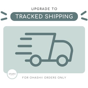 COMPLEMENTO SOLAMENTE: Actualice a envío con seguimiento solo para pedidos de ohashii