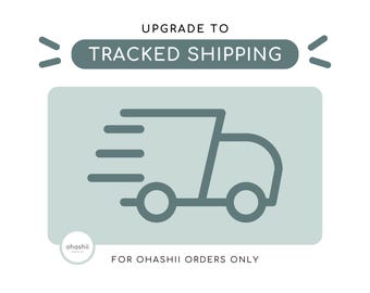 追加オプションのみ - ohashiiの注文のみ追跡配送にアップグレード