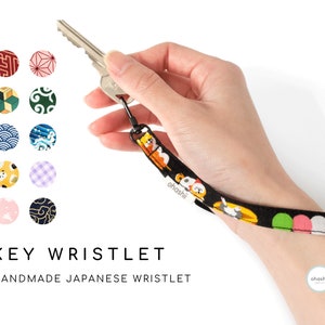 Pulsera de llave japonesa / / Más de 70 diseños japoneses Accesorio de llave / Regalo japonés hecho a mano Reino Unido / Regalo único del Día de la Madre / Encanto accesorio del teléfono