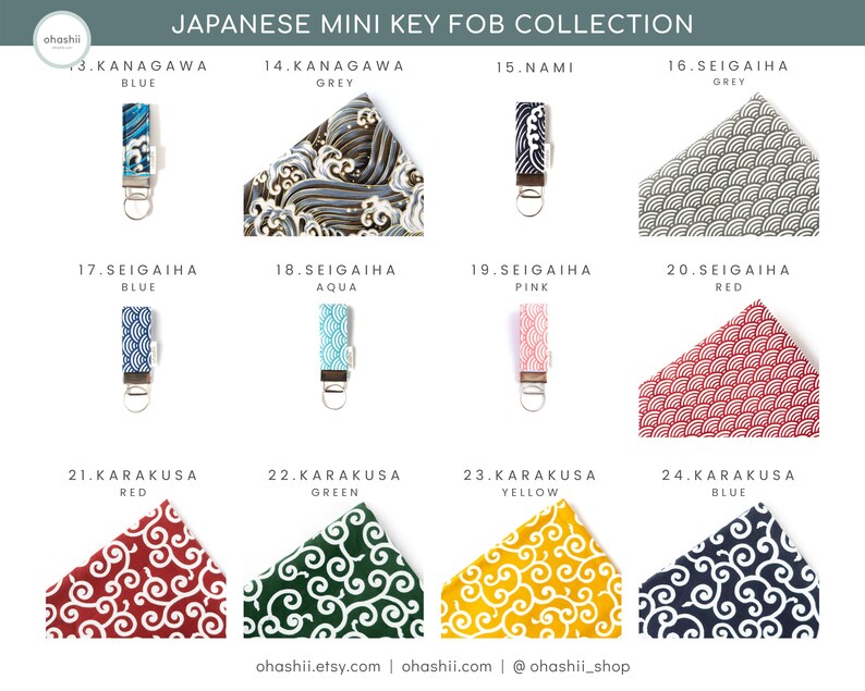 Unik tygnyckelring | Japansk nyckelring för armband | Anime-nyckelring | Japansk present till animeälskare | Söt födelsedagspresent till alla hjärtans dag bild 3