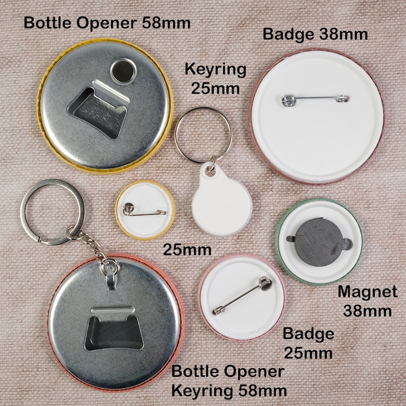 Heinz Tomato Ketchup Just Love It Button Badge / Keyring /