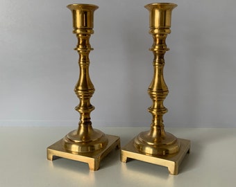 Brass Candle Base Etsy