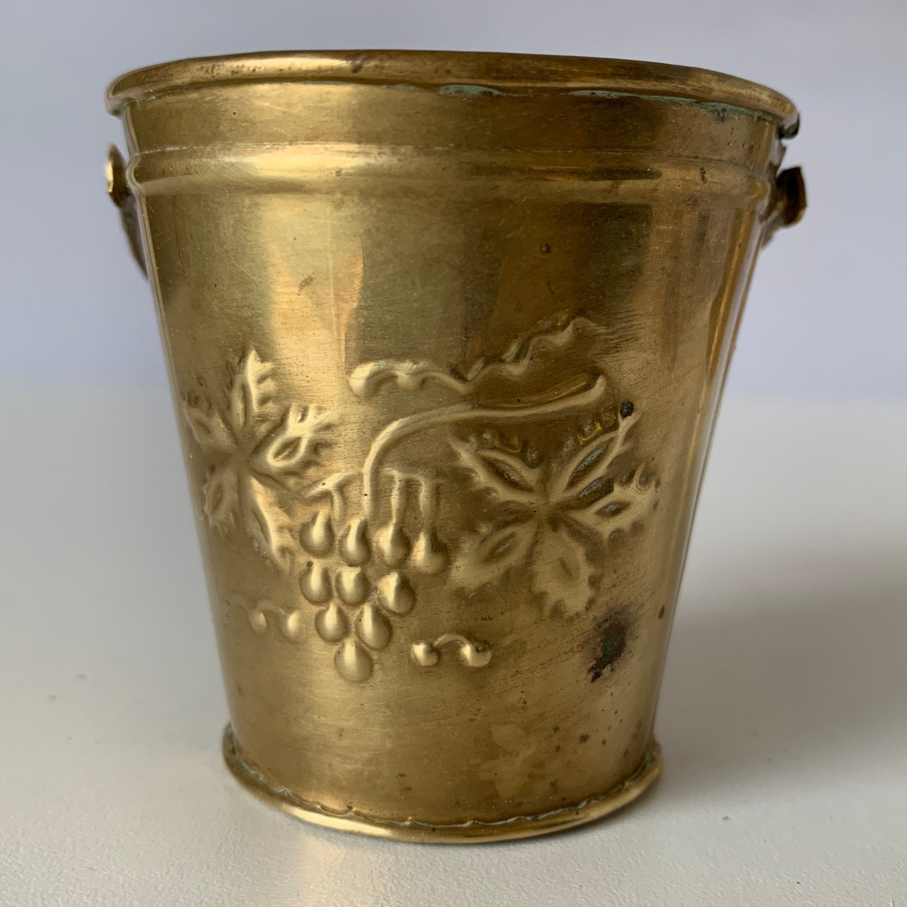 SMALL BRASS BUCKETS Planters 2 Decorative Brass Bucket Style Etsy UK