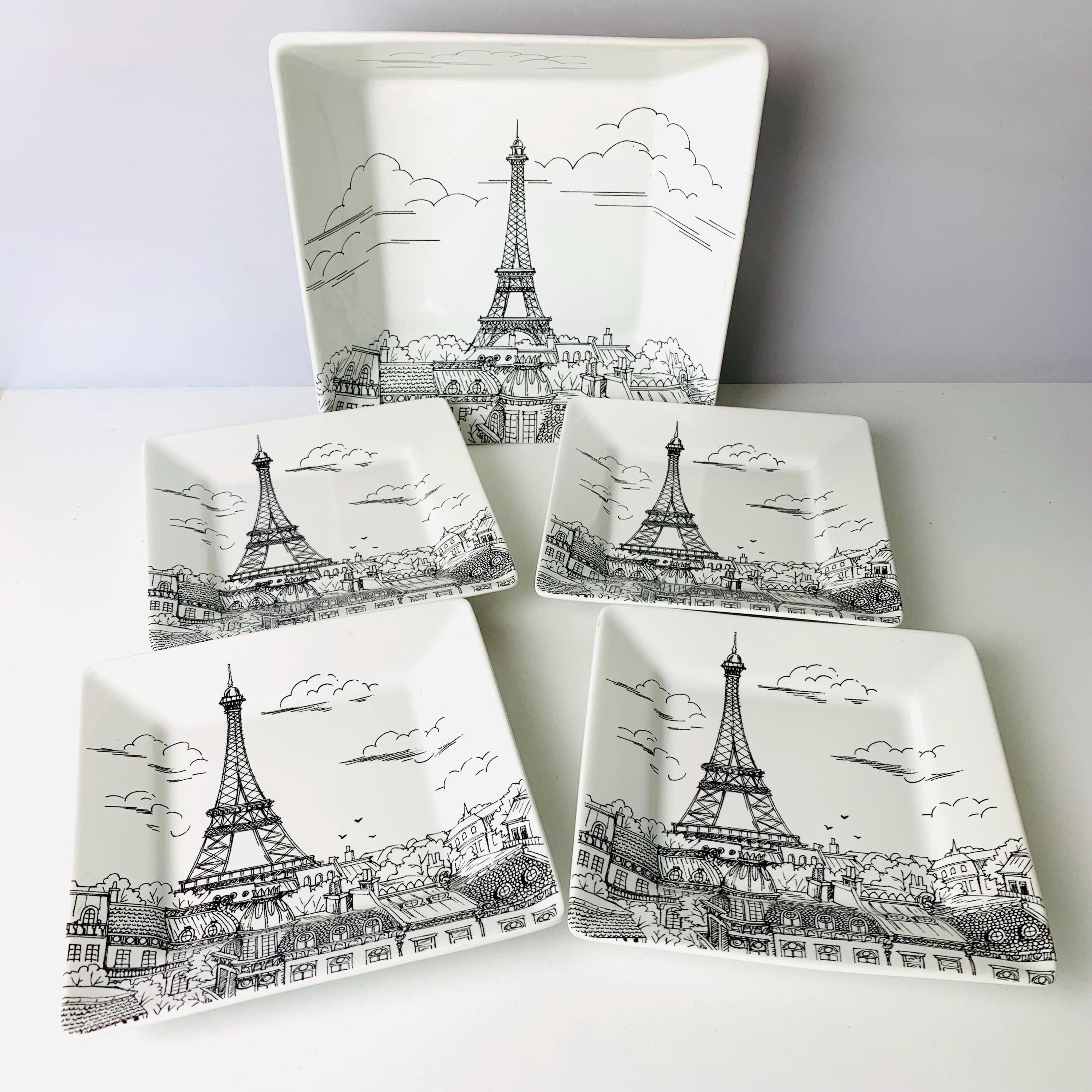 222 Fifth Set Plates - Etsy