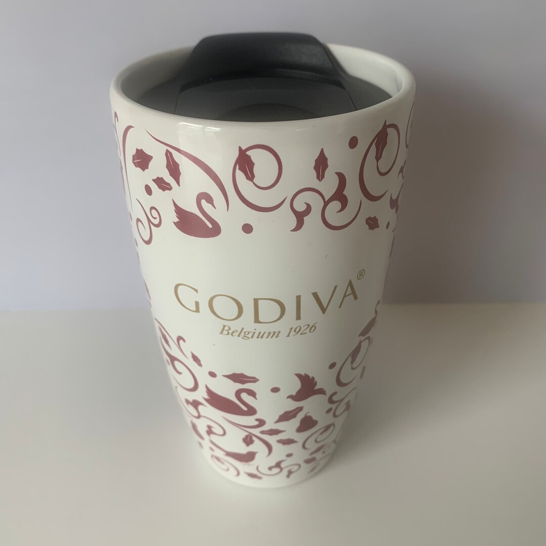GODIVA TUMBLER MUG Godiva Chocolate Tall Stoneware Mug With Etsy