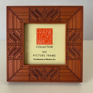 Frank Lloyd Wright フォトフレーム 4x6 FRANK LLOYD WRIGHT Collection Wood 3