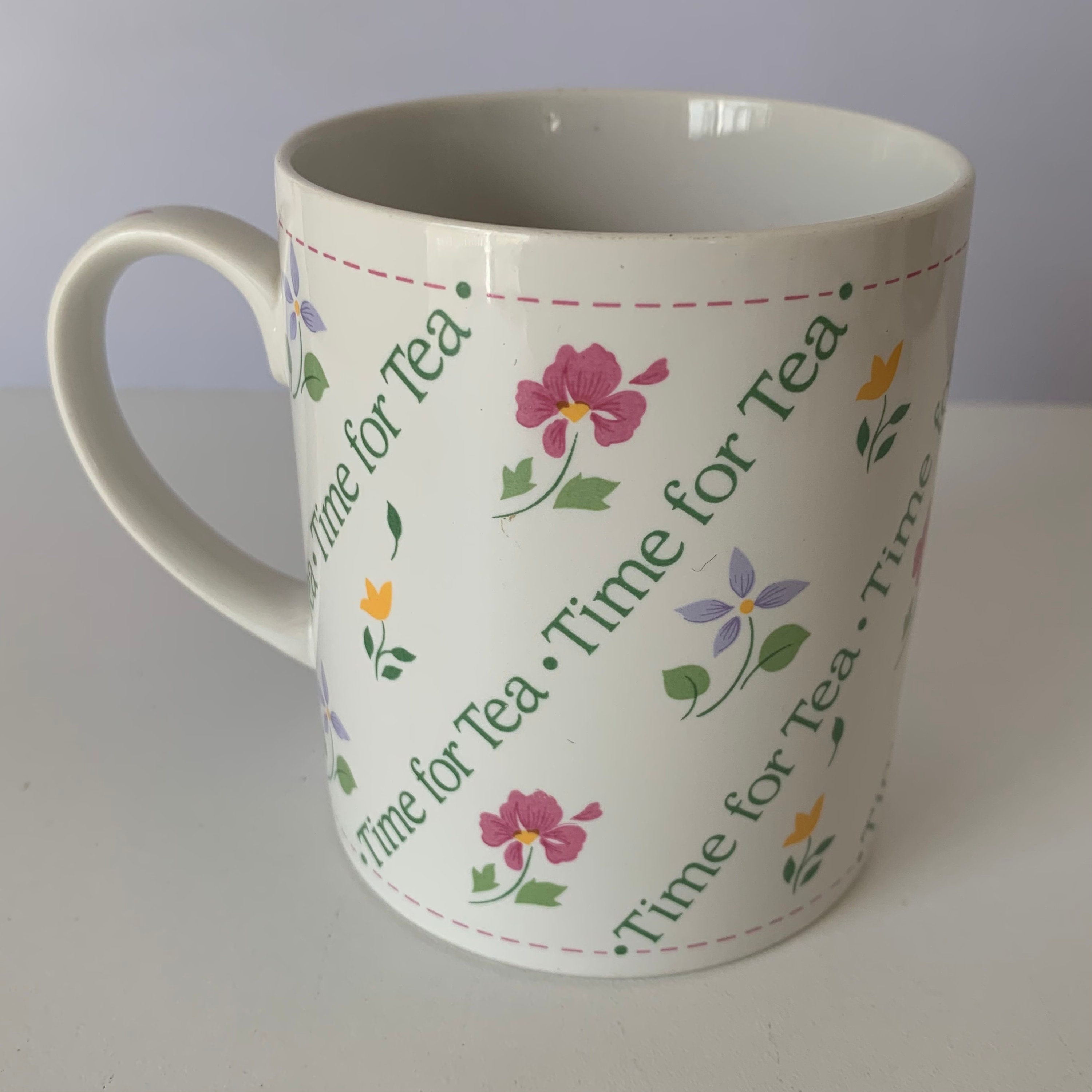 Simple & Co. Elephant Tea Mug Tea Bag Holder Teacup Ceramic Weathered Green  NEW