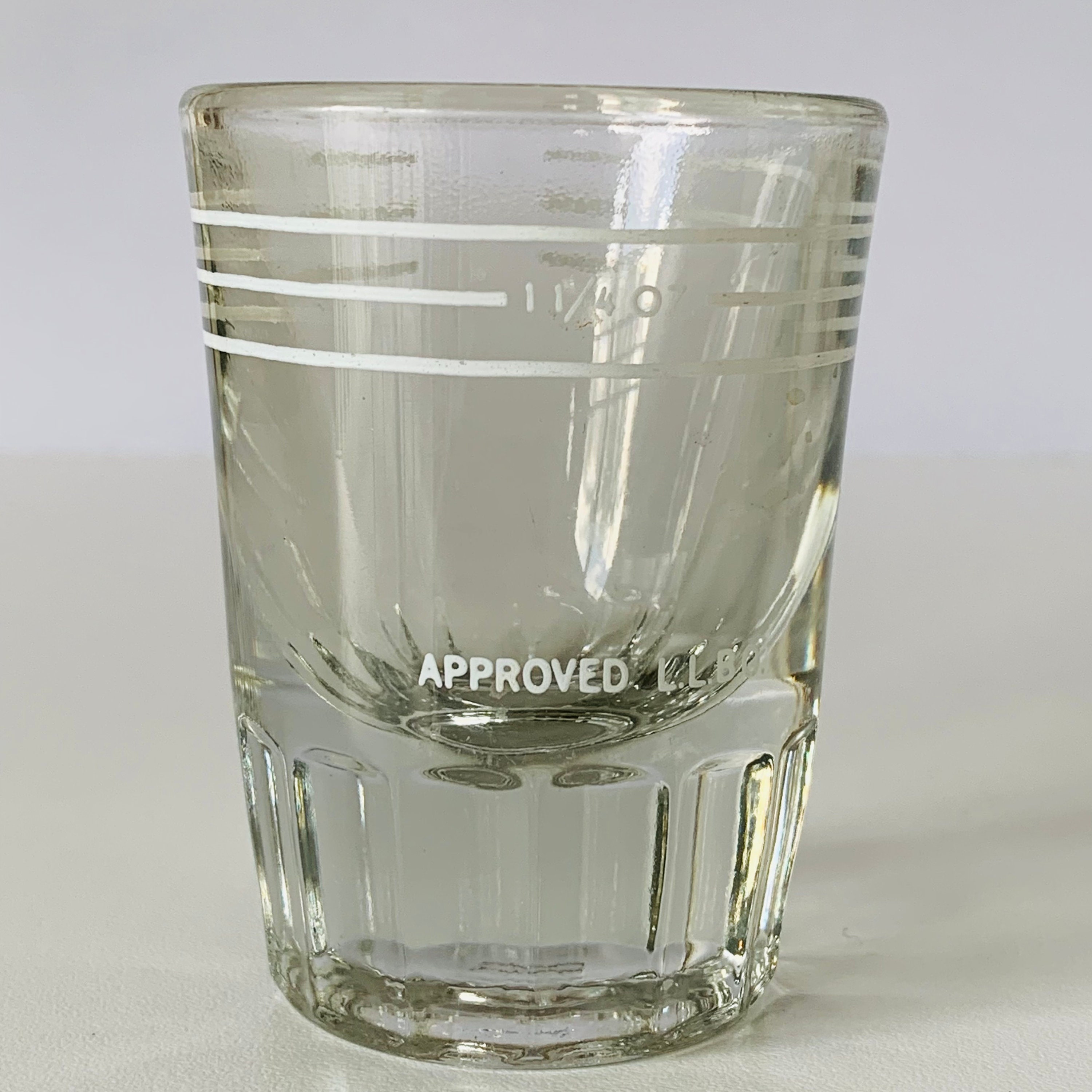Bartender Barware Measuring Pour Line Heavy Bottom Clear Glass
