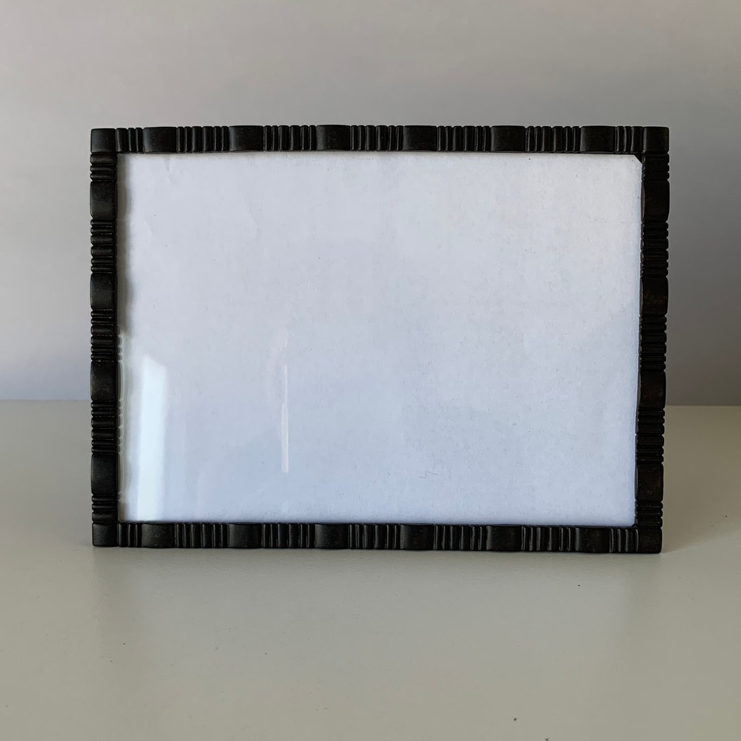 BLACK METAL Photo Frame 4 X 6 Fetco Home Designs Etsy