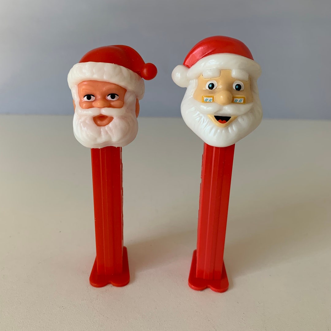 SANTA PEZ DISPENSERS Santa Clause Pez Dispensers Santa Pez Etsy
