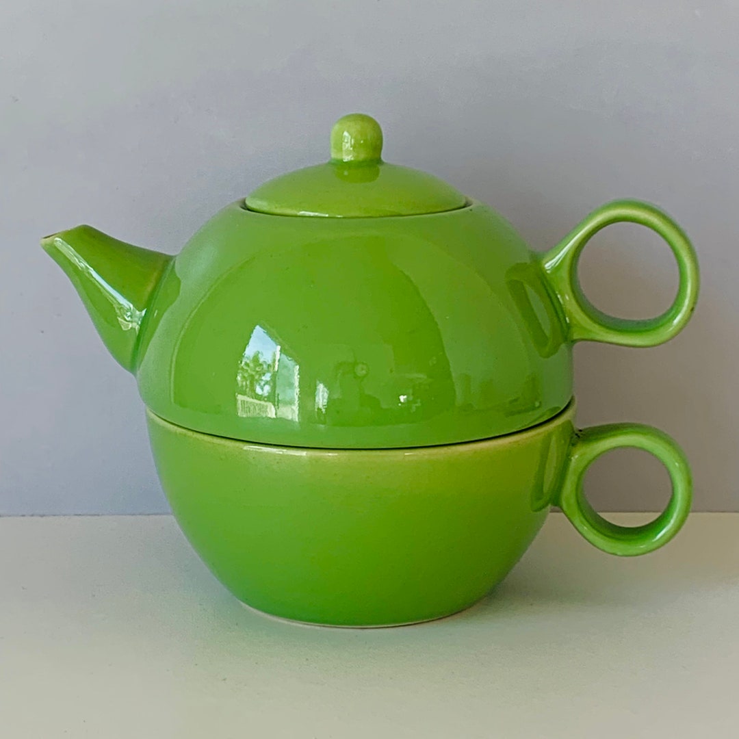 TEA FOR ONE Teapot and Teacup Set Old Amsterdam 3 Piece Etsy