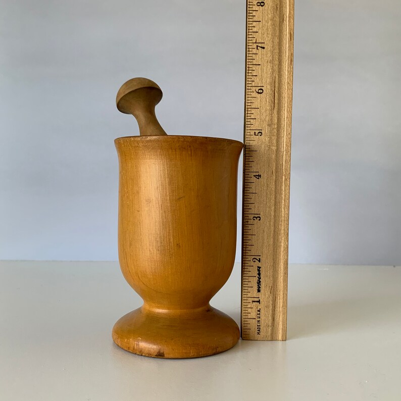 WOOD MORTAR and PESTEL Set Olde Thompson Wooden Pestel and Etsy