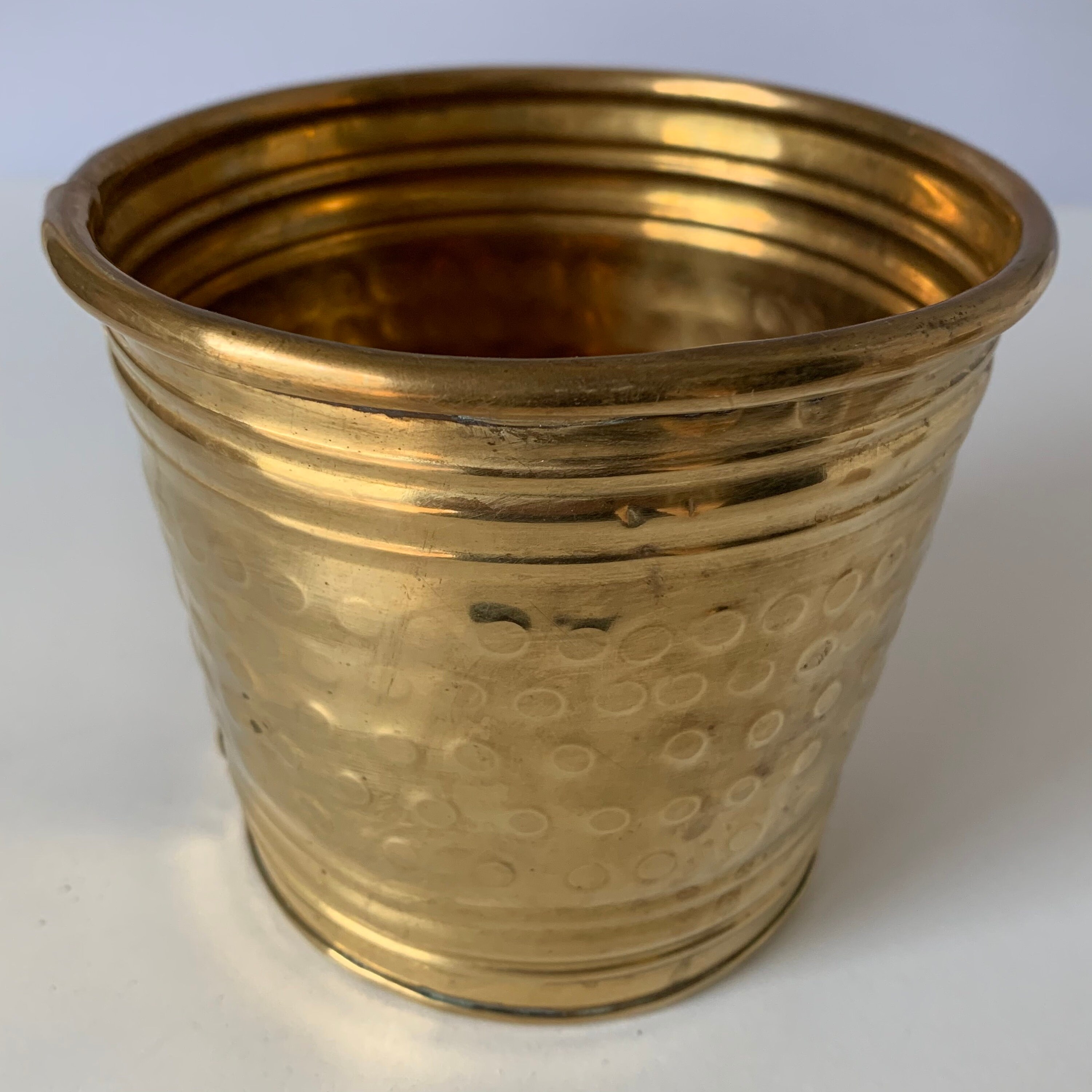 SMALL BRASS BUCKETS Planters 2 Decorative Brass Bucket Style Etsy UK