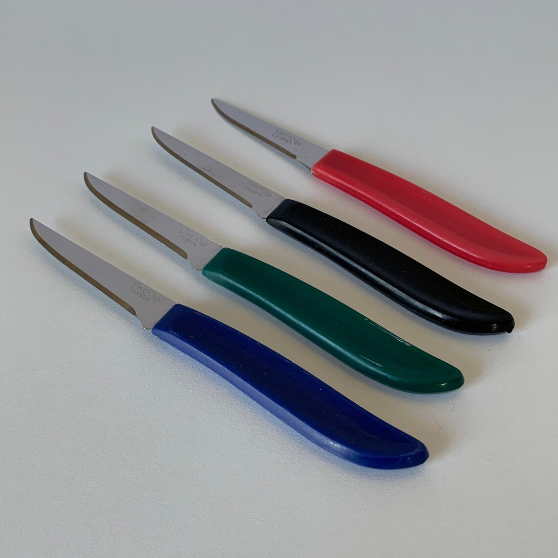 Vintage Set of Four EKCO PARING KNIVES Set of Small Knives Etsy