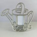 MINI TEACUP PICTURE Frame, Brushed Silver Metal Teapot Shaped Photo ...
