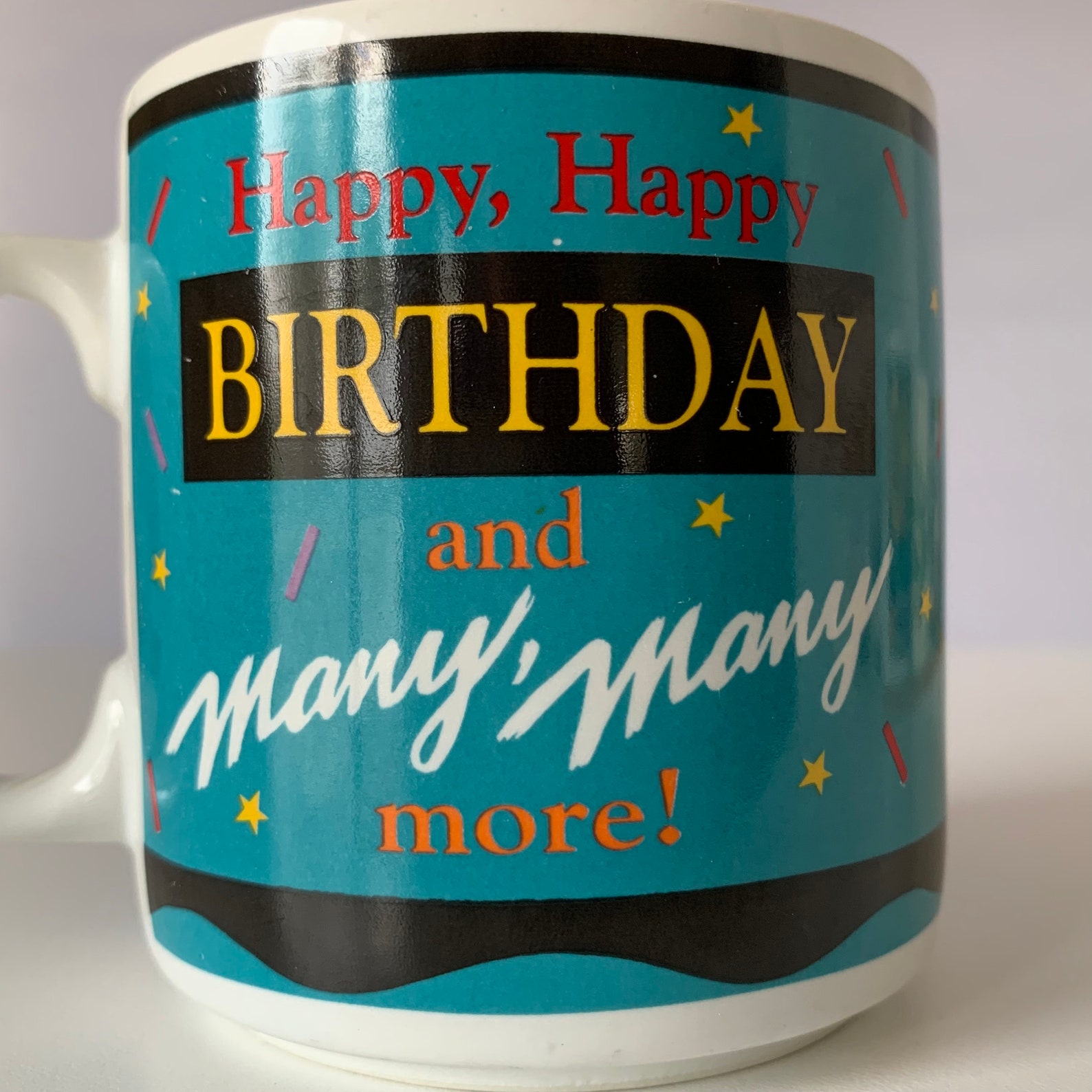 HAPPY BIRTHDAY GIFT Mug Happy Happy Birthday and Many Many Etsy